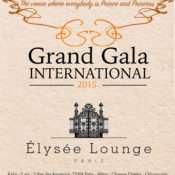 Grand Gala international @L’­Elysée lounge PARIS