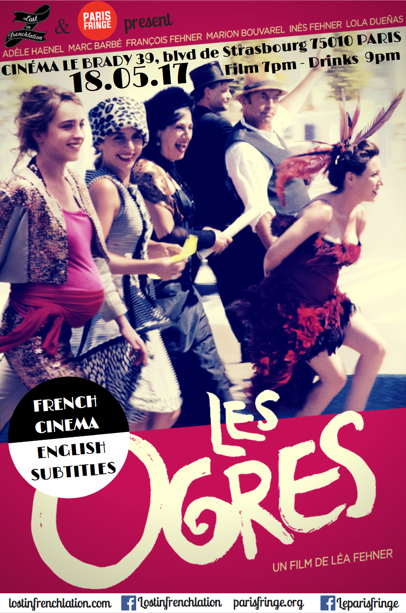 LesOgres - Cinema night 'LES OGRES'­­ w/ Eng. Subs + Cocktail - Lost in Frenchlation